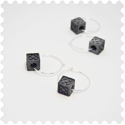 Pendientes de aro de plata